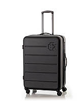 Маленький дорожный чемодан на колесиках Swissbrand Berlin (S) Black (SWB_LHBER001S) I'Pro