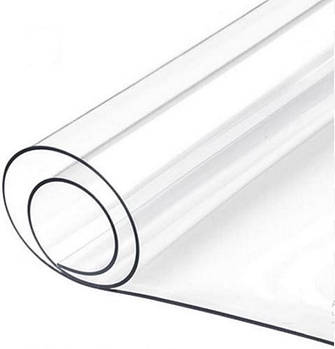 Клейонка на стіл Stenson Crystal рідке скло 1.37х50 м 0.15 мм MA-4525