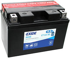 Акумулятор для мотоцикла Exide ET12A-BS = YT12A-BS