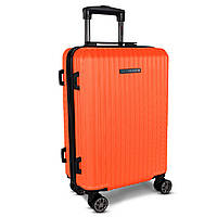 Большой дорожный чемодан на колесах Swissbrand Riga 2.0 (L) Neon Orange (SWB_LHRIG743L) I'Pro