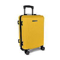 Маленький дорожный чемодан на колесах Swissbrand Riga 2.0 (S) Yellow (SWB_LHRIG002S) I'Pro