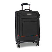 Маленький дорожный чемодан для ручной клади Swissbrand Alford (S) Black (SWB_LBALF001S) I'Pro