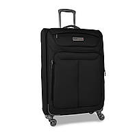 Маленький дорожный чемодан для ручной клади Swissbrand Austria (S) Black (SWB_LEAUS001S) I'Pro