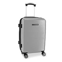 Средний дорожный чемодан на колесах Swissbrand Cardiff (M) Silver (SWB_LHCAR802M) I'Pro
