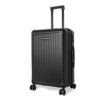 Дорожный чемодан для путешествий средний Swissbrand Paris (M) Black (SWB_LHPAR001M) I'Pro