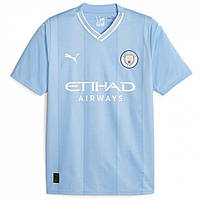 Футболка Puma Manchester City Home Shirt 2023 2024 Adults Blue/White Доставка від 14 днів - Оригинал