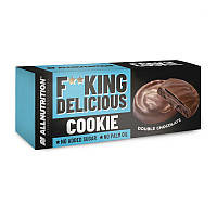 Фитнес печенье без сахара Fit King Delicious Cookie (128 g, double chocolate), AllNutrition Bomba