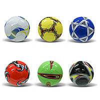 Мяч футбольный арт. FB2334 (100шт) №5, PVC 270 грам 6 mix