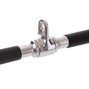 Ручка для тяги на трицепс і біцепс пряма прогумована Zelart TA-5704 Код TA-5704, фото 2