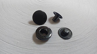 Кнопка Alfa 15 мм нікель/блиск нікель