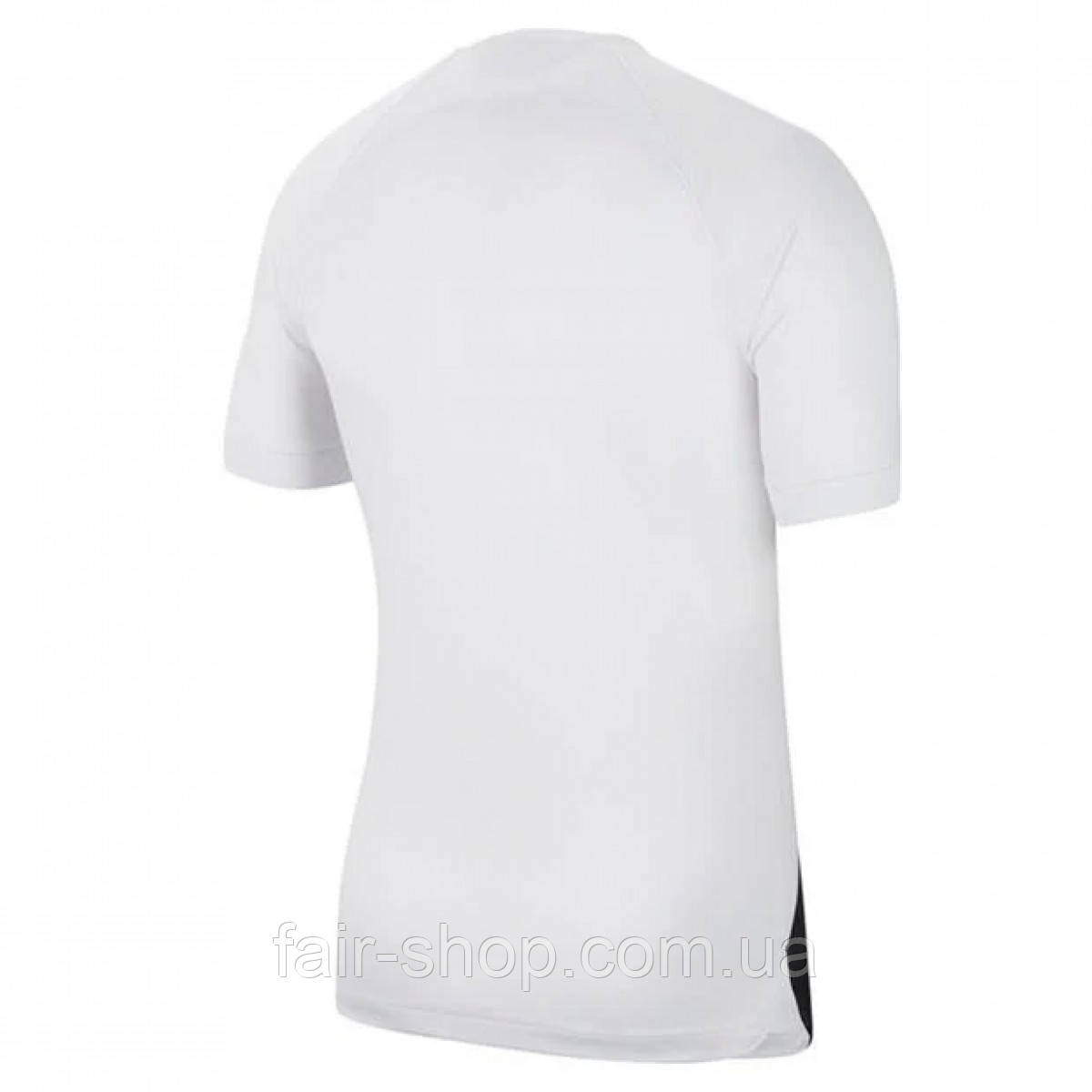 White nike shirt with blue logo discount