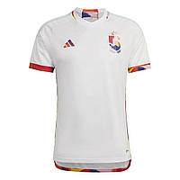 Футболка adidas Belgium Away Shirt 2022 2023 Adults White Доставка від 14 днів - Оригинал