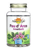 Кора мурашиного дерева Nature's Herbs Pau d'Arco Innerbark 100 капсул