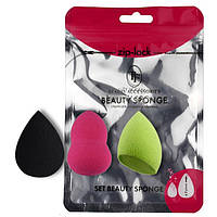 Набор мини -спонжей для нанесения макияжа Triumph Cosmetics Beauty Sponge all face CTT 35