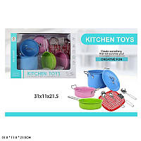 Набор посуды ToyCloud кастрюля, сковородка (10 предметов) 988-B5