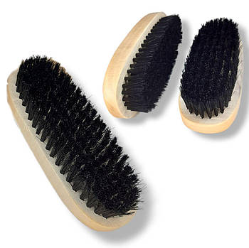 Щітка для взуття овальна чорна 140*55 мм