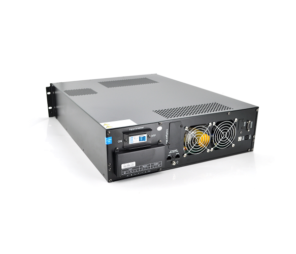 ДБЖ із правильною синусоїдою ONLINE Ritar RT-10KL-LCD, RACK 10000VA (9000 Вт), 192 В, Ток макс. 5 A, під зовнішній