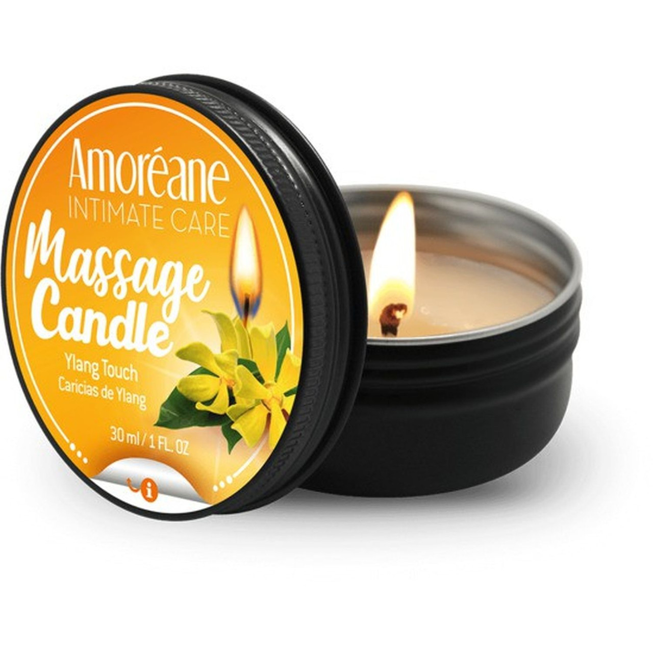 Масажна свічка Amoreane Candle Іланг-Іланг 30 мл