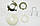 Біксенонові лінзи Morimoto G5 2,5" (⌀64мм) H1, з світлодіодними "ангельськими очками" LED, фото 9