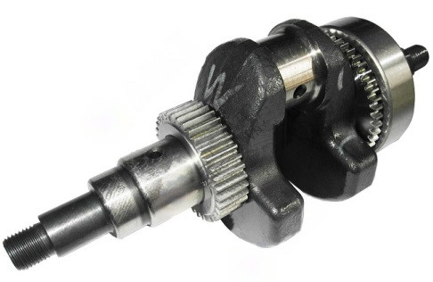 Колінвал у зборі під різьбу (М16) двигуна мотоблока - 178F (L=264 mm. Кований)