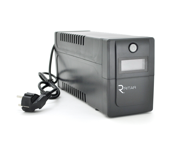 ИБП Ritar  RTP800 (480W) Proxima-D, LCD, AVR, 3st, 2xSCHUKO socket, 1x12V9Ah, plastik Case ( 370*145* 225 )