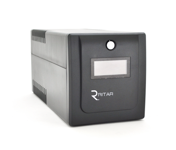 ИБП Ritar  RTP1000 (600W) Proxima-D, LCD, AVR, 3st, 4xSCHUKO socket, 2x12V7Ah, plastik Case ( 460 x 225 X 245