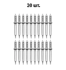 28мм-8,5мм M2,5 безшовні двосторонні потайні цвяхи для лиштви та плінтуса (20 шт.) [DHS-20] TACTIX