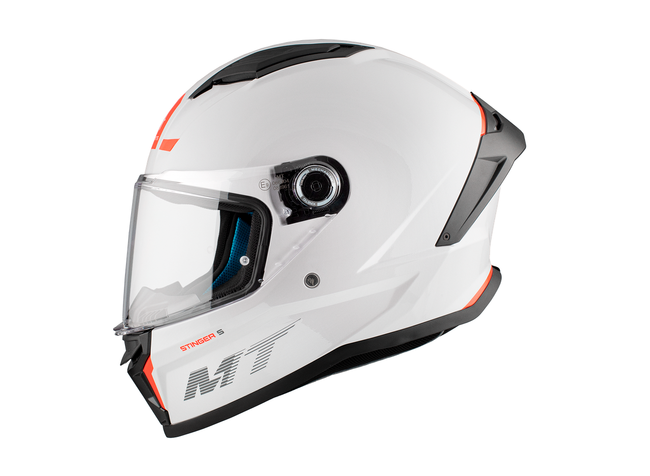 Мотошолом MT STINGER 2 A0 Solid Gloss White XXS