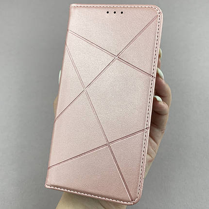 Чохол-книга для Samsung Galaxy A34 5G (A346E) книга в смужку з кишенею на самсунг а34 5г рожева str, фото 1