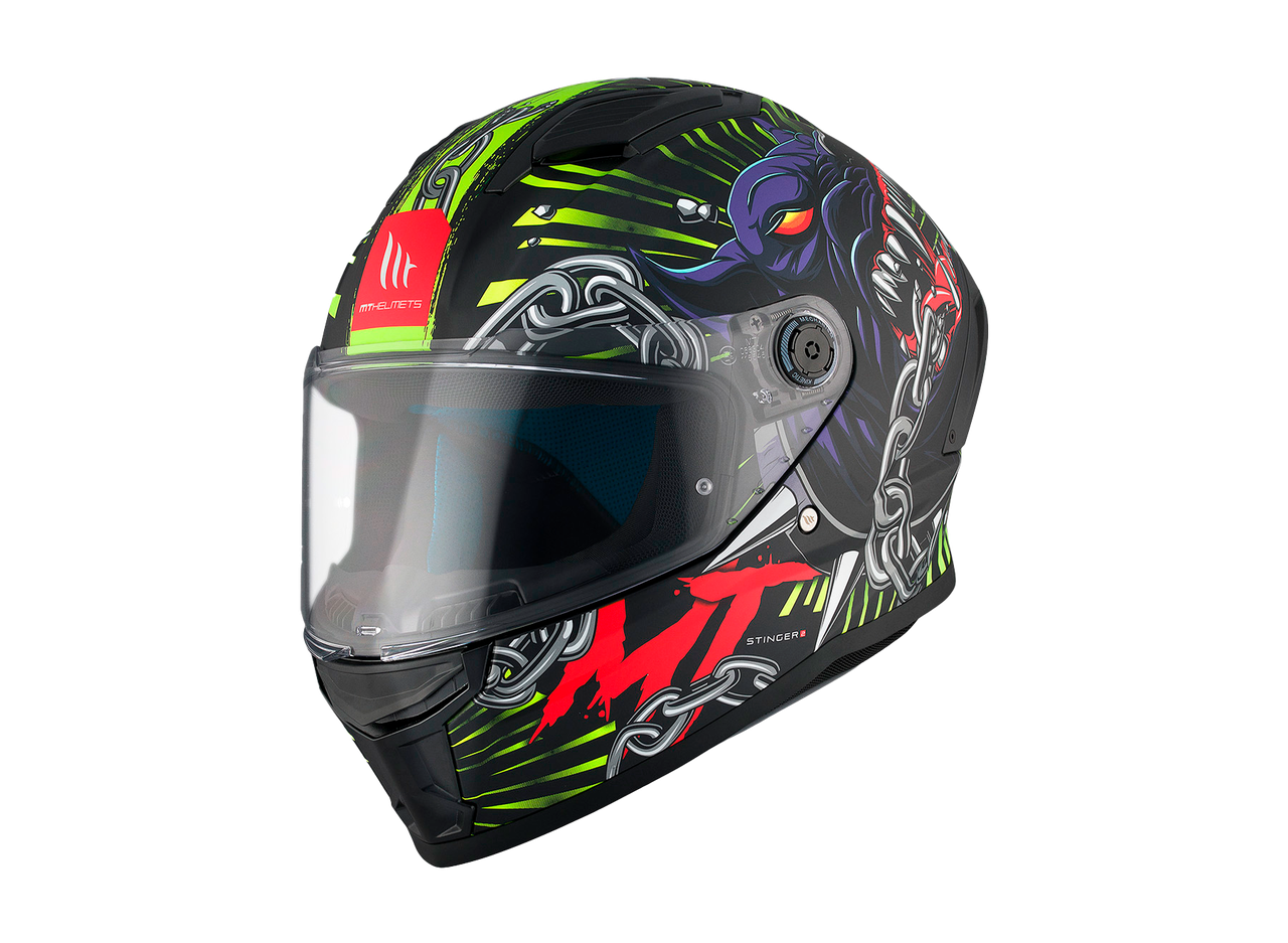 Мотошолом MT STINGER 2 Akin A3 Matt XXS