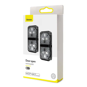 Автомобільна дверна LED лампа Baseus Warning Light 2шт Black CRFZD
