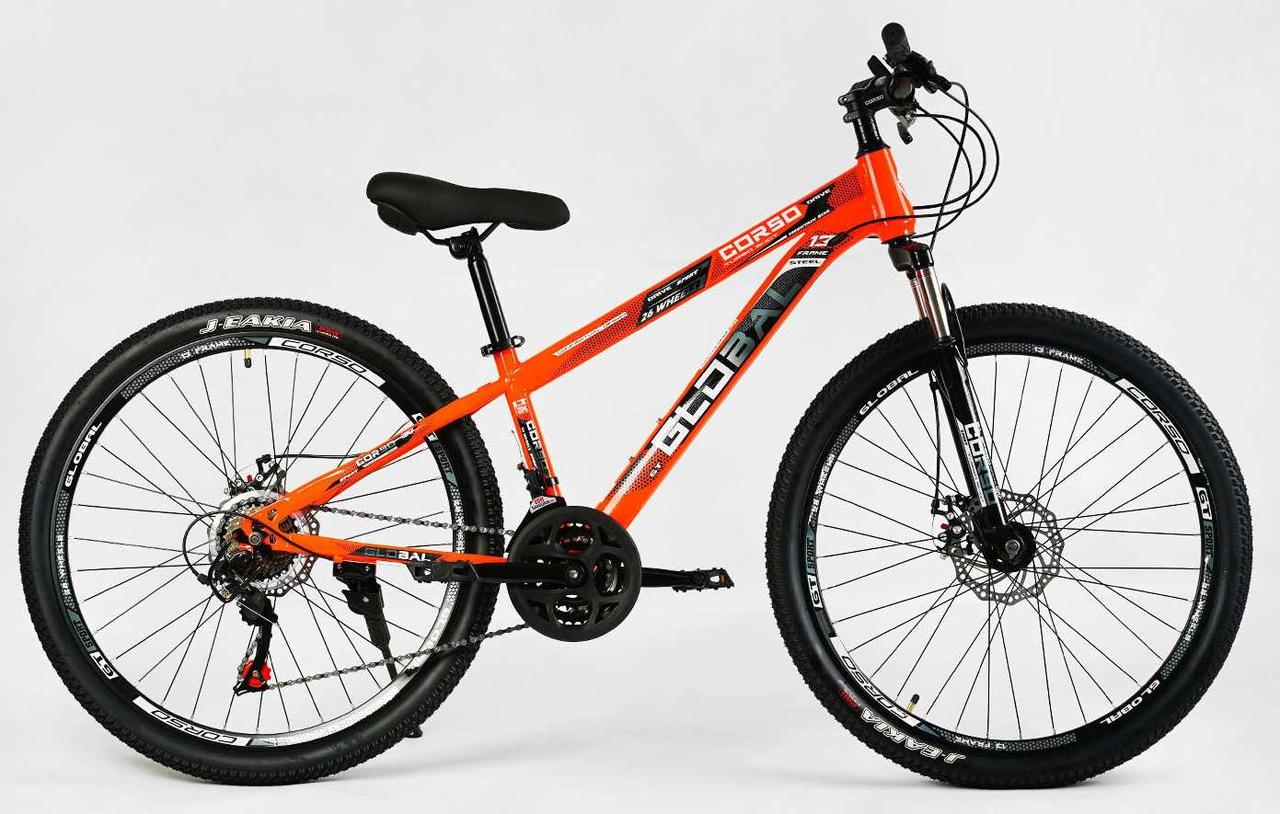 Велосипед гірський CORSO GLOBAL GL-26128 26", фото 1