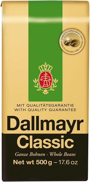 Кава в зернах Dallmayr Classic 500 г Німеччина