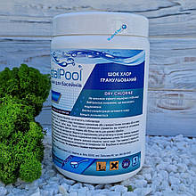 Хімія для басейнів шок (швидкий) хлор для басейну Crystal Pool Dry Chlorine Granules 1 кг у гранулах