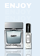 Мужской мини парфюм Dolce & Gabbana The One Grey 30 мл, духи аналог аромата для мужчин Дольче Габбана Зе Ван