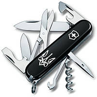 Складной нож Victorinox Climber Ukraine Трезубец готический белый (1.3703.3_T0630u) мультитул оригин