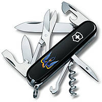 Складной нож Victorinox Climber Ukraine Трезубец-Ласточка (1.3703.3_T1230u) мультитул оригинал