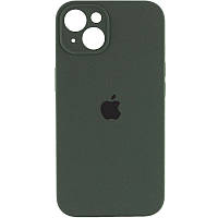 Силиконовый чехол Silicone Case Full Camera для iPhone 14 Plus Cyprus Green