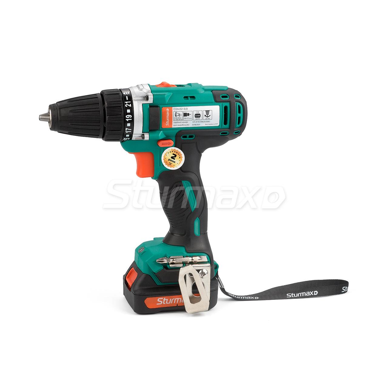 Sturmax CDM3212LB Шурупокрут акумуляторний 12 В