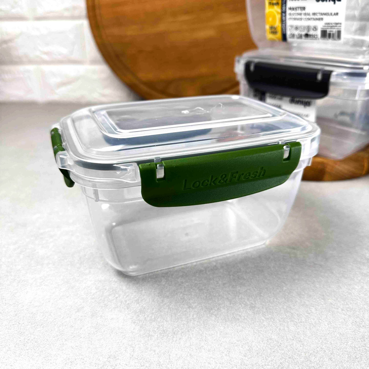 Контейнер пластиковий герметичний 1 л Прямокутний 30862 Dunya