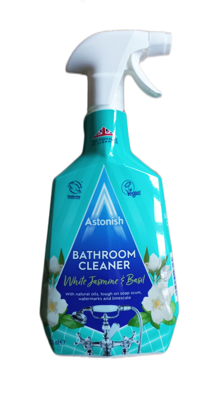 Засіб для миття ванної кімнати Astonish White Jasmine & Basil спрей 750 мл