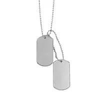Жетон армейский Mil-Tec серебро