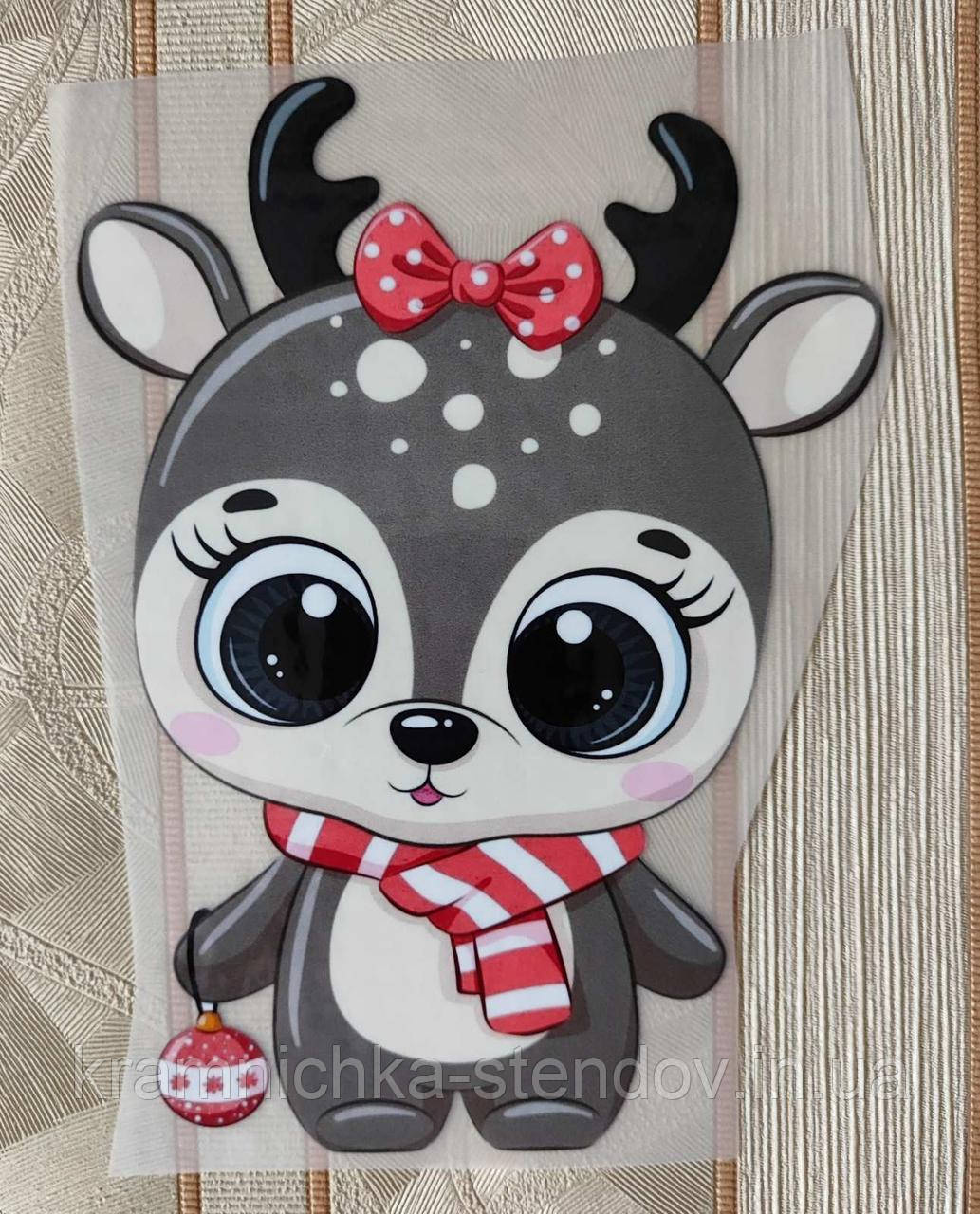 Термонаклейка на одяг новорічні, фото 1