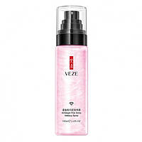 Спрей для закрепления макияжа Veze Ambilight Pink Shiny Makeup Spray, с экстрактом алое, лотоса и