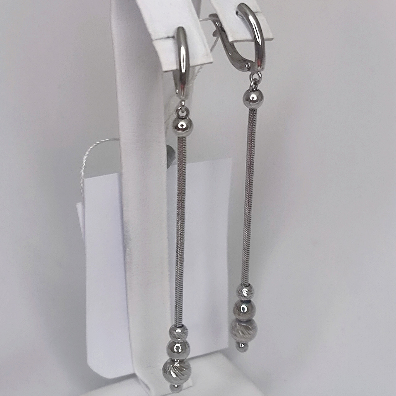 Срібні сережки 925 проби Ukr-gold.com, фото 1