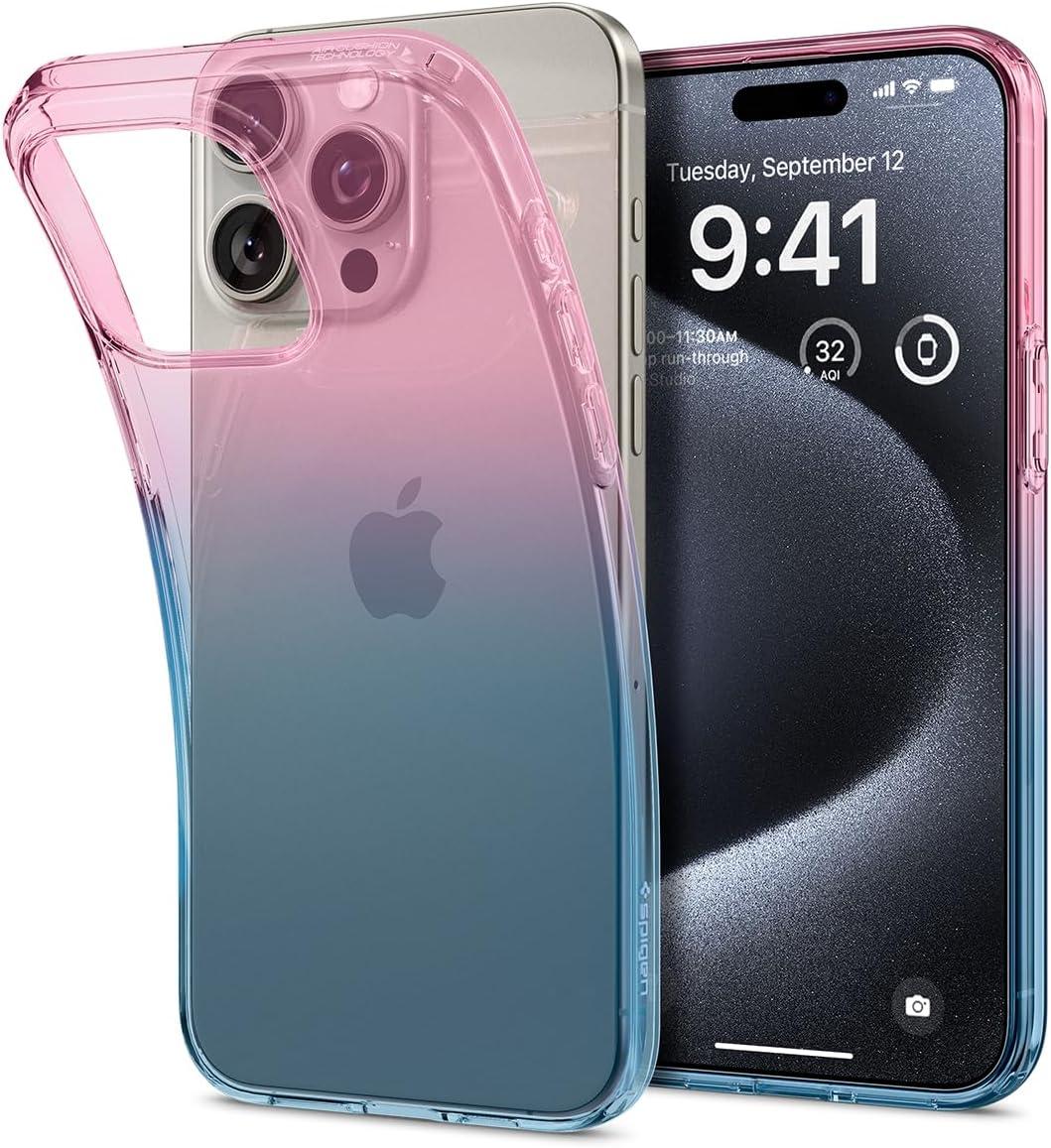 Чохол Spigen для iPhone 15 Pro - Liquid Crystal, Gradation Pink (ACS06700), фото 1