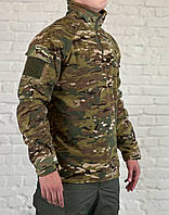 Убакс на флисе мультикам военный боевая рубашка флисовая зимняя штурмовая флиска камуфляжная ЗСУ для военных XS (44)
