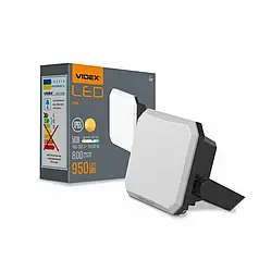 Світлодіодний прожектор Videx F3 10W 5000К IP65 VLE-F3-0105B