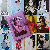 Картки Ким Дженни Jennie Black Pink Блэк Пинк + силіконовий картхолдер
