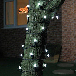 Гірлянда вулична LED-нитка 100 ламп 10 м Білий (43)